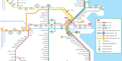 Метрото Дъблин картата