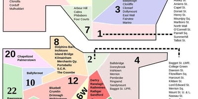 Карта на Дъблин индекси