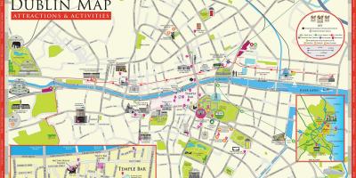 Туристическа карта на Дъблин